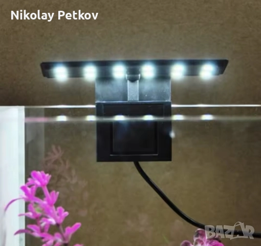 Малка аквариумна Лед лампа, снимка 2 - Лед осветление - 52500157