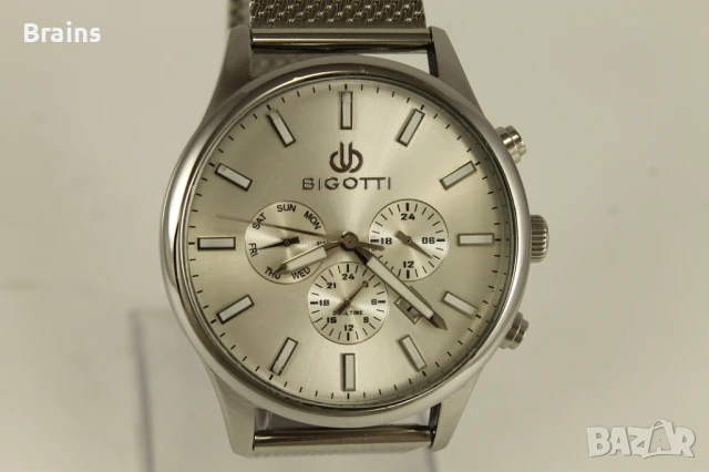 BIGOTTI MILANO Мъжки Кварцов Часовник Dual Time, снимка 4 - Мъжки - 51020074