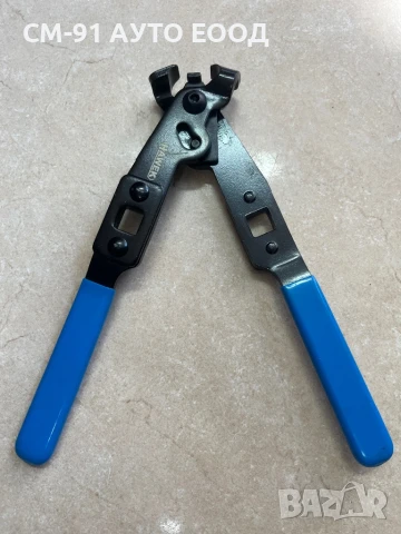 Клещи за скоби на маншони и карета 