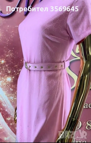 Рокля с колан Gucci, снимка 3 - Рокли - 54072927