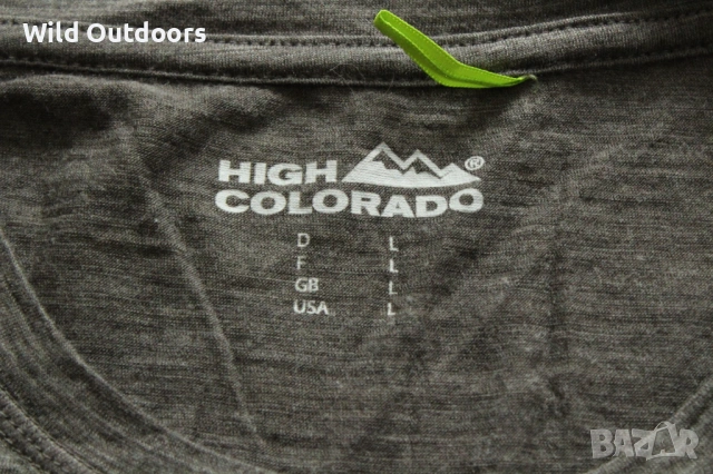 HIGH COLORADO - мъжка мерино горница, размер L, снимка 3 - Спортни дрехи, екипи - 53951899