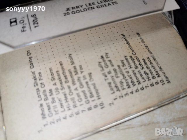 JERRY LEE LEWIS 0201261954, снимка 5 - Аудио касети - 52957728