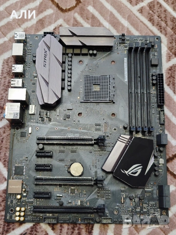Дъно asus Strix B-350f gaming AM4, снимка 2 - Дънни платки - 53585073
