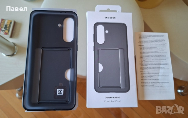 Предпазен калъф (кейс) Samsung Card Slot Case за Galaxy A56, Black, снимка 2 - Калъфи, кейсове - 51941995