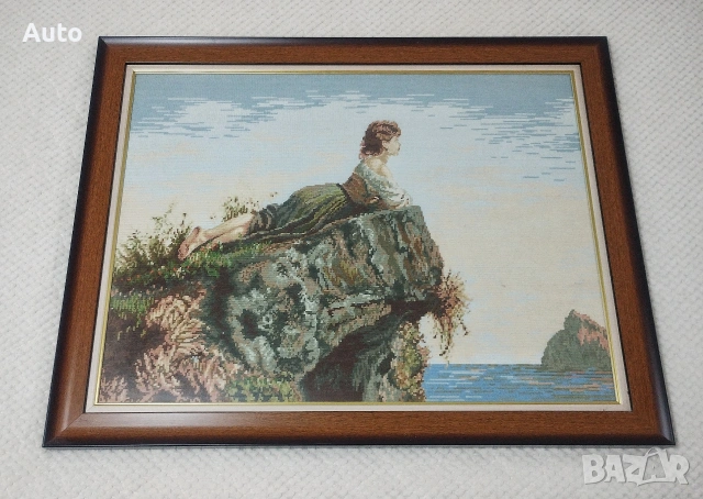 Гоблен - Момичето на скалата 63х81см