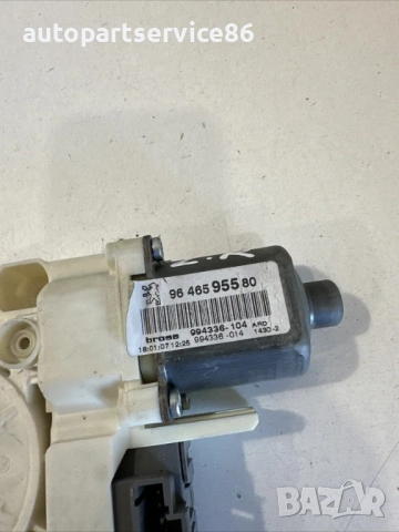 Мотор за заден десен прозорец за Peugeot 407 2.2 HDI (2007) 9646595580, снимка 2 - Части - 53737302