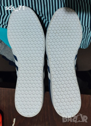 Чисто нови Adidas Gazelle blu navy N44 28.5 подметка 60 евро , снимка 10 - Маратонки - 53259727