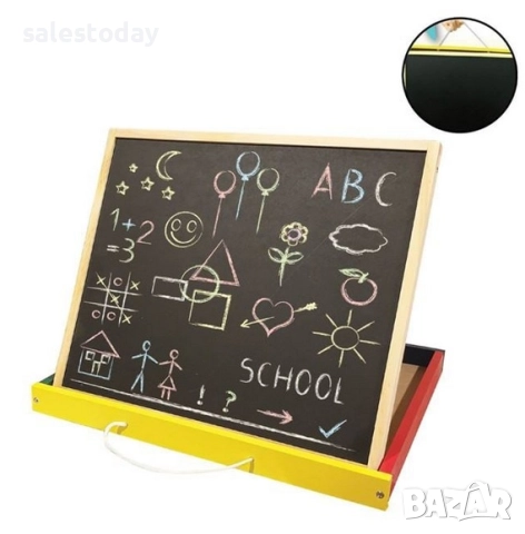 Дъска за рисуване, двустранна, 40см