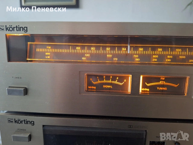 KORTING A 300 STEREO AMPLIFIER.C 300 STEREO CASSETTE DECK.T 300 STEREO TUNER.MADE IN WEST GERMANY., снимка 5 - Аудиосистеми - 53689734