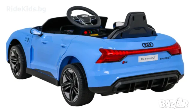 Audi RS E-Tron GT 12V – Детска акумулаторна кола, Синя, EVA гуми, снимка 11 - Детски велосипеди, триколки и коли - 50420834