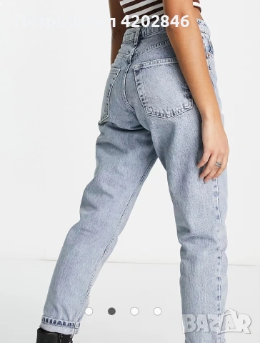 Topshop Petite Original Mom Jeans , снимка 2 - Дънки - 53925253