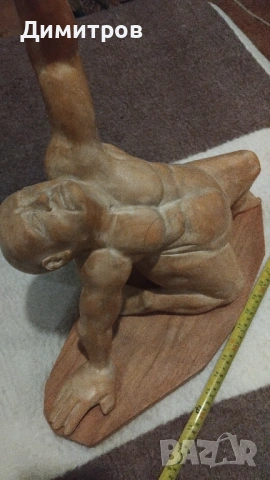 Авторска  испанска скулптура, снимка 12 - Антикварни и старинни предмети - 53774287