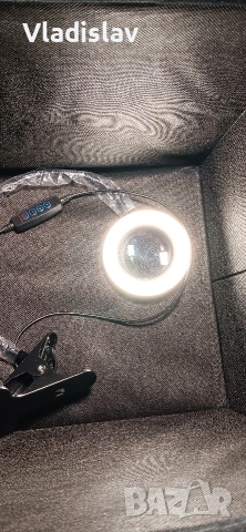 LED настолна гъвкава лампа с щипка, снимка 7 - Лед осветление - 53452793