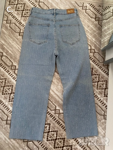 Дамски дънки с камъни, снимка 2 - Дънки - 52826901