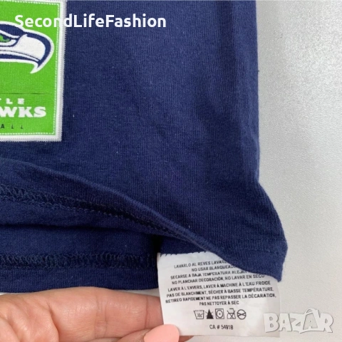 Мъжка тениска Majestic Seattle Seahawks JIMMY Graham 88 размер M, снимка 4 - Тениски - 53731469