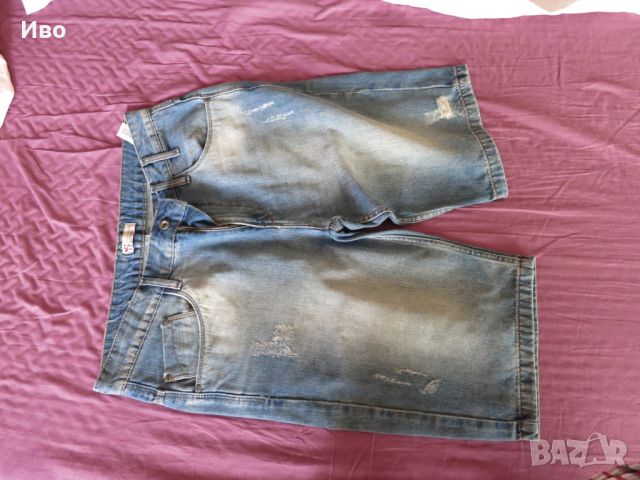 Продавам дънкови къси панталони Зара, снимка 1 - Дънки - 46216914