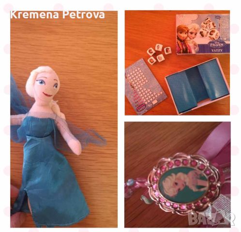 Игра със зарчета,светеща пръчка и кукла Елза,Замръзналото кралс,Frozen