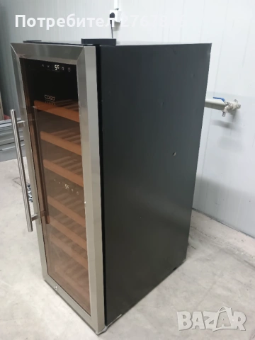 Хладилна витрина за охлаждане на вино CASO DESIGN, снимка 3 - Хладилници - 53446972