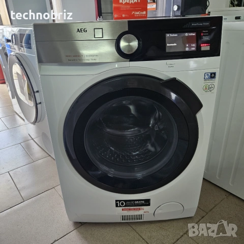 Немска инверторна пералня със сушилня с термопомпа AEG Wi-Fi SERIES 9000 - ГАРАНЦИЯ, снимка 3 - Перални - 54125443