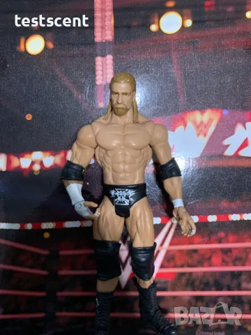 Екшън фигура WWE Triple H Трите Хикса Mattel basic Series играчка figure HHH, снимка 13 - Колекции - 49552970