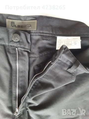 панталон "Alberto" спортно- елегантен, нов, черен, снимка 4 - Панталони - 52841334
