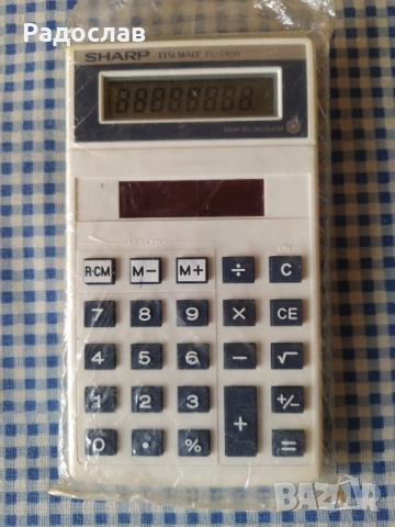 стар японски калкулатор SHARP, снимка 3 - Друга електроника - 52055630