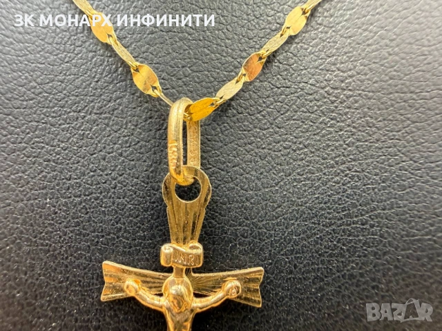 Златен ланец /585/, снимка 5 - Колиета, медальони, синджири - 53165725