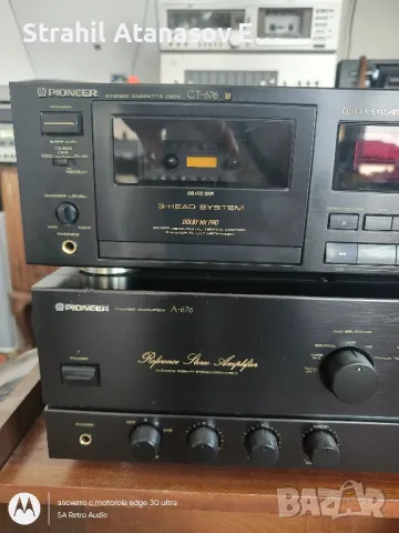 Pioneer A-676 Усилвател , снимка 4 - Ресийвъри, усилватели, смесителни пултове - 47055429