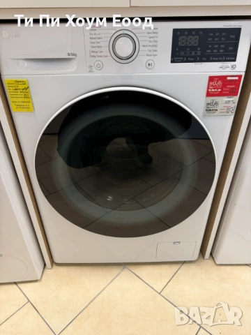 LG F4DV328S0U, комбинирана пералня със сушилня, 8/6 кг, 1400 об./мин