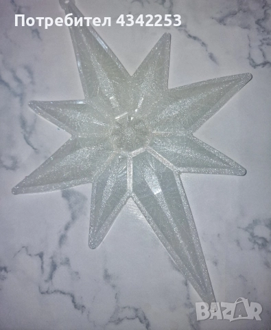 големи коледни звезди за елха от епоксидна смола 