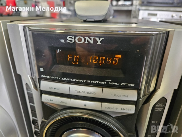 Аудиосистема SONY MHC-EC55 с две тонколони и дистанционно. В отлично техническо и визуално състояние, снимка 3 - Аудиосистеми - 43397220