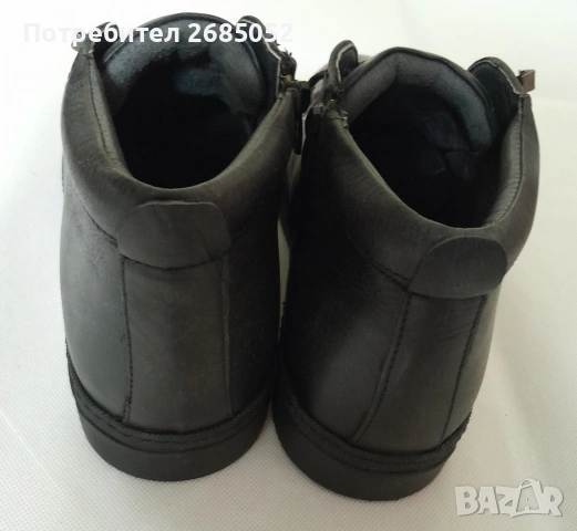Мъжки боти Bravelli от естествена кожа размер 40, снимка 4 - Мъжки боти - 53528164