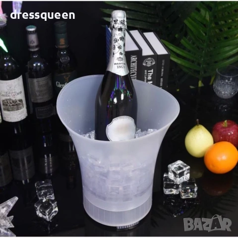 4863 Ледарка с 4 високоговорителя, RGB светлини и 7 фиксирани цвята – Пълно парти изживяване, снимка 6 - Други стоки за дома - 53711887