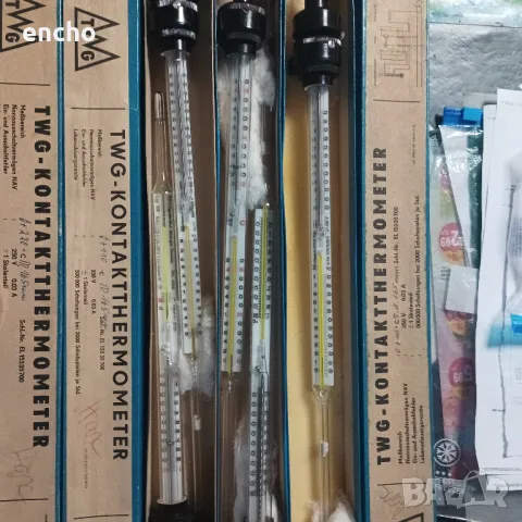 контактни термометри пипети амперметър, снимка 9 - Колекции - 39622658