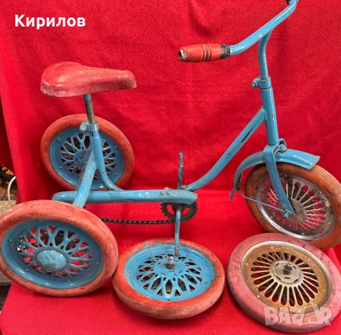 Старо детско колело триколка!, снимка 8 - Антикварни и старинни предмети - 53512271