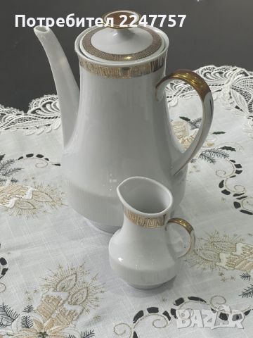 Чайник с латиера порцелан , снимка 3 - Сервизи - 45102442