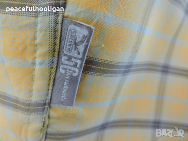 Salewa - мъжка карирана риза за спорт и туризъм  с къс ръкав размер XL , снимка 8 - Ризи - 50837614