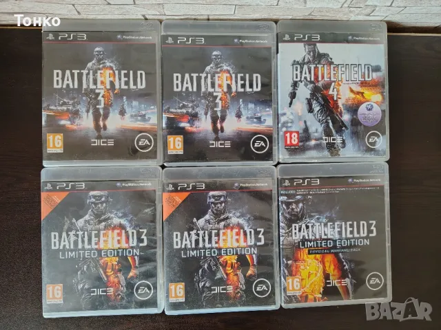 PS3/ Playstation 3: Battlefield 3/4, снимка 1 - Игри за PlayStation - 46875746