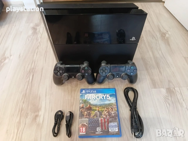 🤍 PS4 ЧЕРЕН – 180 € (ПЪЛЕН КОМПЛЕКТ!) 3 месеца гаранция, снимка 2 - PlayStation конзоли - 53449354