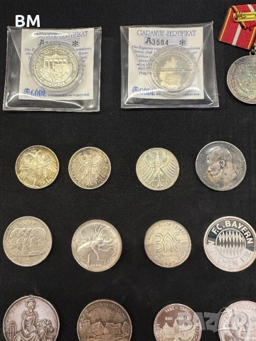 Сребърни медали ордени монети , снимка 10 - Антикварни и старинни предмети - 53478669