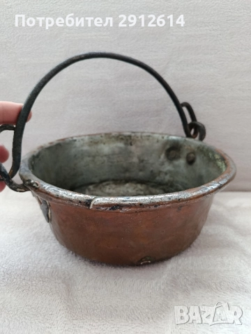 Старо медни канче, снимка 7 - Антикварни и старинни предмети - 51577563