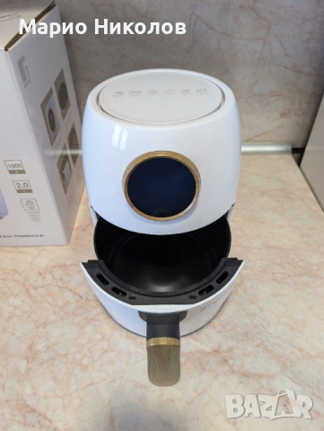 Ейр фрайър Bergner BG-50037-WH в гаранция, снимка 2 - Фритюрници - 53798884