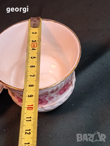 английски порцеланов двоен сет за кафе Willy's Pottery 34/3, снимка 5 - Сервизи - 53932941