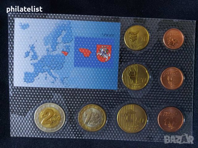 Пробен Евро сет - Литва 2006, снимка 3 - Нумизматика и бонистика - 46471060