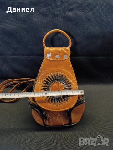 Мароканска кожена чантичка, снимка 5 - Чанти - 51942816