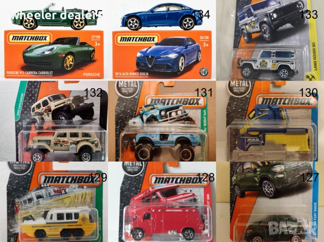 Метални колички Мачбокс Matchbox от различни години в мащаб 1:64 Част2, снимка 10 - Колекции - 50051522