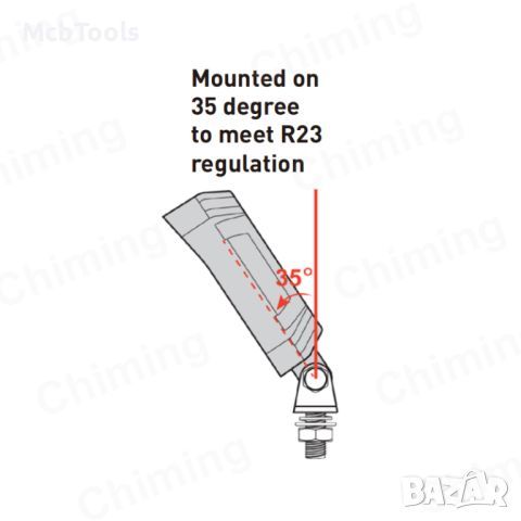 LED Халоген за задна светлина / Работна лампа 12-24V – T240, снимка 5 - Аксесоари и консумативи - 46503608