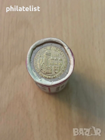 Словакия 2026 - 2 евро - Тренчин, Европейска столица на културата, снимка 3 - Нумизматика и бонистика - 53906832