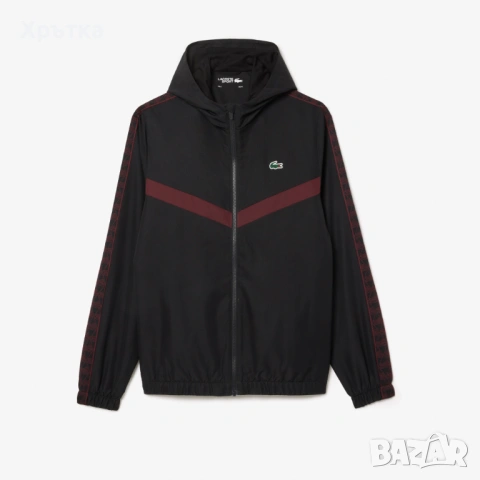 Lacoste Sport Monogram - Оригинално мъжко спортно яке размер L, снимка 3 - Якета - 53465479