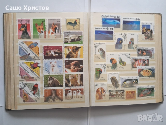 Пощенски марки тема ”Животни”., снимка 2 - Филателия - 53754416